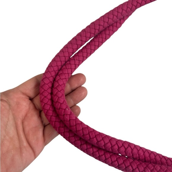 Accessorize Italian Venetian Green Pink Tote Shoulder Bag Tassel Bead Sequin - Picture 6 of 11